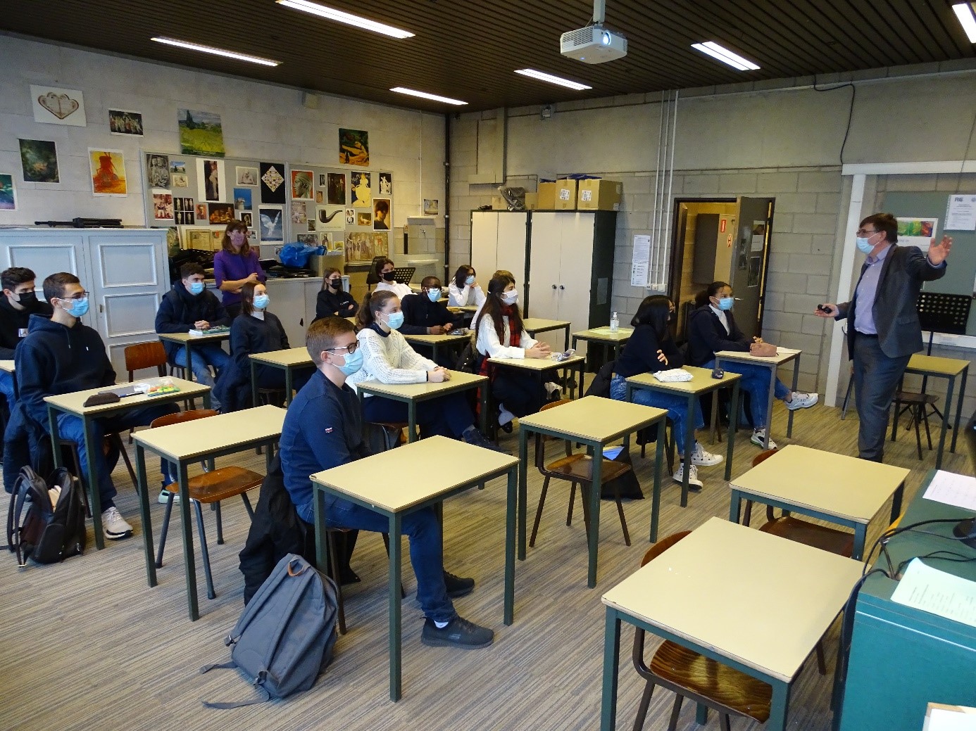 Hans Maertens voor de klas